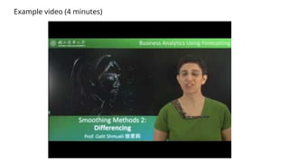 Example video (4 minutes)
 
