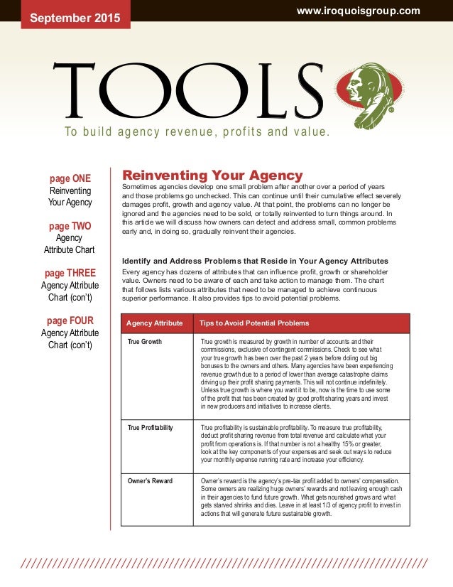 Issues in Reinventing Your Insurance Agency Network