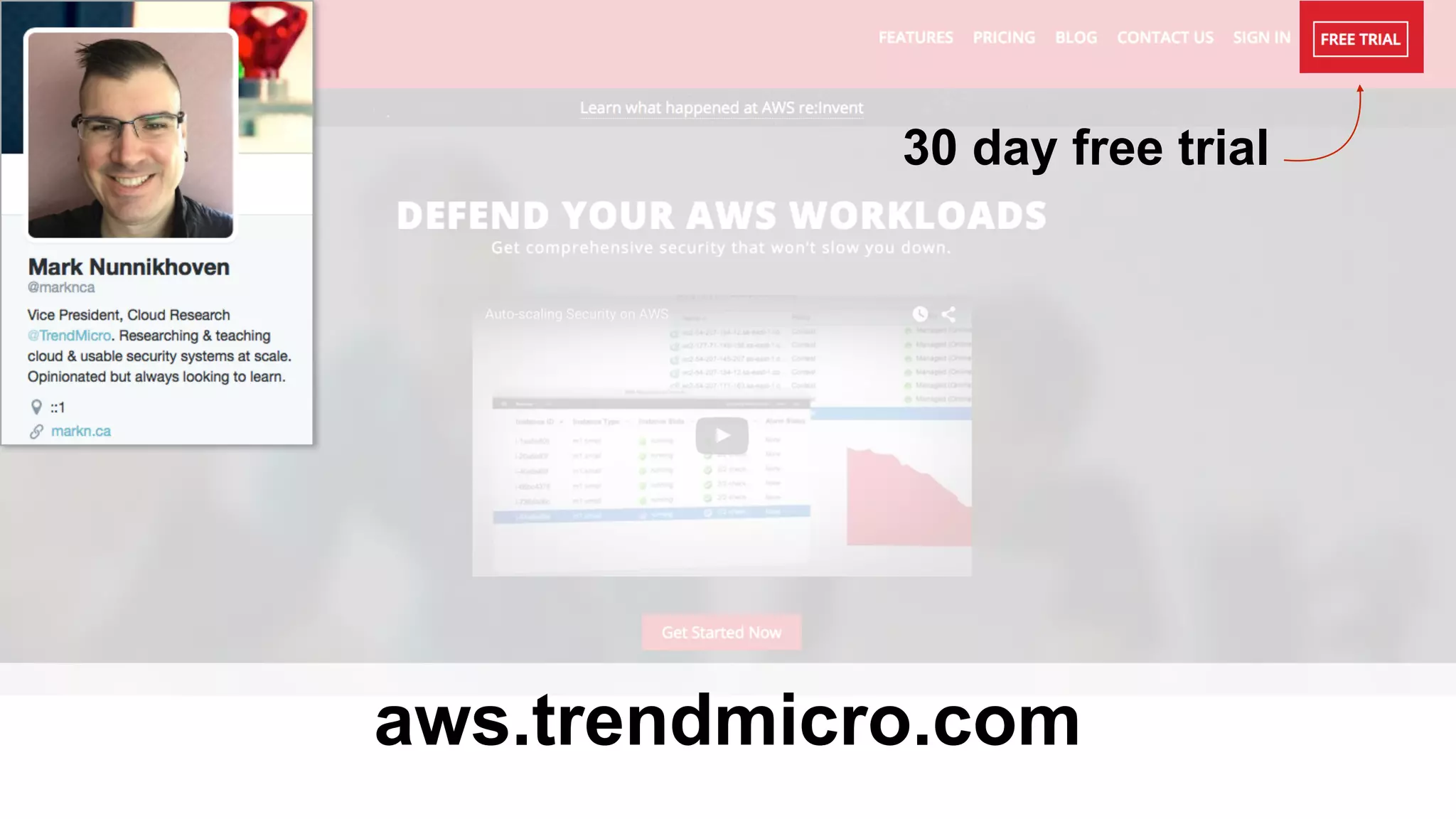 aws.trendmicro.com
30 day free trial
 