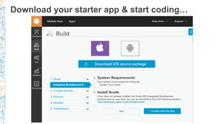 Download your starter app & start coding…
 