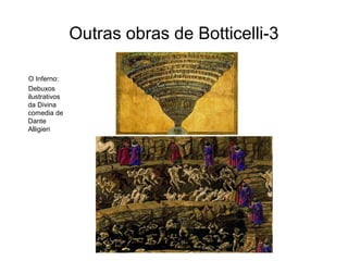 Outras obras de Botticelli-3
O Inferno:
Debuxos
ilustrativos
da Divina
comedia de
Dante
Alligieri
 