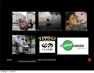 KONCEPT	
  –	
  OPEN	
  FOR	
  YOU–	
  OPEN	
  FOR	
  INSPIRATION   –	
  OPEN	
  GUIDE




                               ...