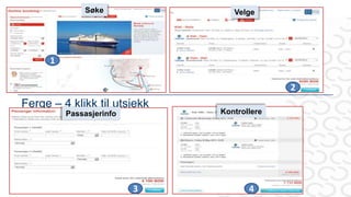 BookNorway er ”live”Color Line Konferansen 2011Reiselivsdirektør Per-Arne Tuftin, Innovasjon Norge 