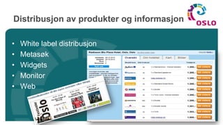 Reiselivskonferansen2011ENESTÅENDE MULIGHETER FOR NORSK REISELIV!