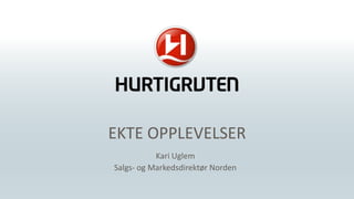 Hva vi har tro på 1: INNHOLDRedaksjonelt, brukerskapt og kommersielt innhold