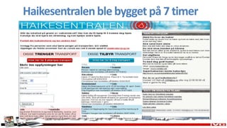 Vi bruker stadig mer tid på medier8t 12m7 t 51m7 t 37m7 t 27m7t 16m7 t 2m6 t 41m6 t 41m6 t 32m6 t 28m6 t 11mKilde: SSB Norsk Mediebarometer 2010. Brutto tidsbruk undersøkte medier. Metoden gir litt underrapportering av faktisk nivå, men utviklingen (økning) er representativ.