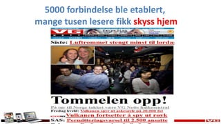 Medieutviklingen fra 1960 til 2010Kilde:  Daglig oppslutning om avis, radio, fjernsyn, tekst-TV og Internett 1961-2010. http://www.tns-gallup.no/medierData fra Forbruker & Media fra 1994. Flerkanalsamfunnet (Lundby & Futsæter, 1993) Fragmentering av medielandskapet og oppsplitting av publikum (Futsæter 1998).         