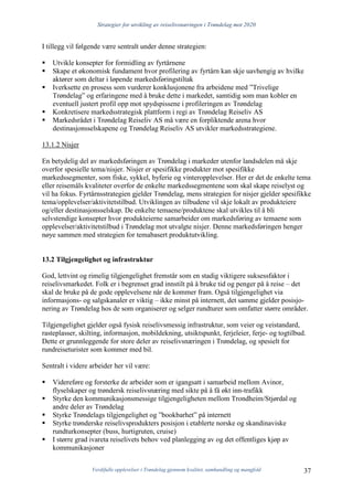 Reiselivsstrategi for Trøndelag 2008-2020