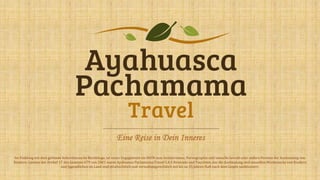 Eine Reise in Dein Inneres
Im Einklang mit dem geltende kolumbianische Rechtslage, ist unser Engagement ein NEIN zum Sextourismus, Pornographie und sexuelle Gewalt oder andere Formen der Ausbeutung von
Kindern. Gemäss der Artikel 17 des Gesetzes 679 von 2001 warnt Ayahuasca Pachamama Travel S.A.S Reisende und Touristen, das die Ausbeutung und sexuellen Missbrauchs von Kindern
und Jugendlichen im Land sind strafrechtlich und verwaltungsrechtlich mit bis zu 35 Jahren Haft nach dem Gesetz sanktioniert.
 
