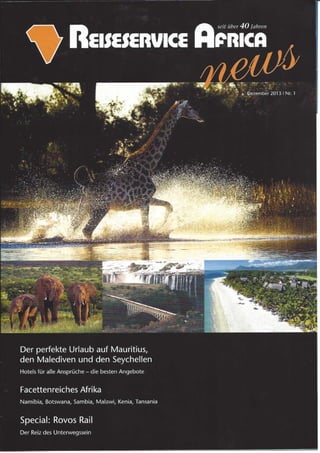Reiseservice Africa Magazine Dec 2013 