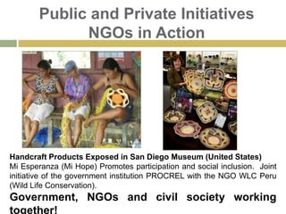 Bio business & Green MarketsBio BusinessInvestment and the efficient use of biological resources. Principles: Biodiversity conservation, community involvement and equity distribution.Can help to build capacity, knowledge and infrastructure.Potential for development at local, national, international level!