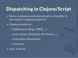 Reitit - Clojure/North 2019 | PDF