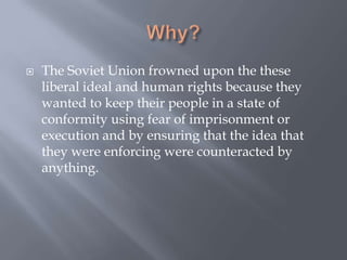 Rejection of liberalism | PPTX
