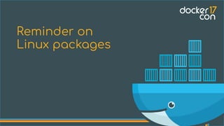 Reminder on
Linux packages
 