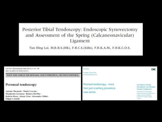 Rejul   journal club- tendoscopy