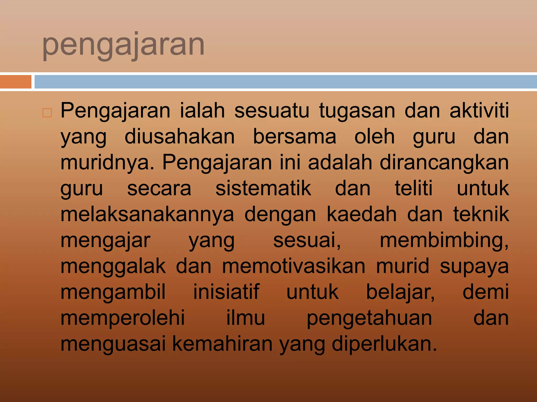 Reka bentuk dan model pengajaran | PPT