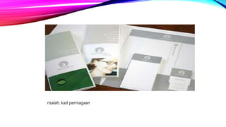 risalah, kad perniagaan
 