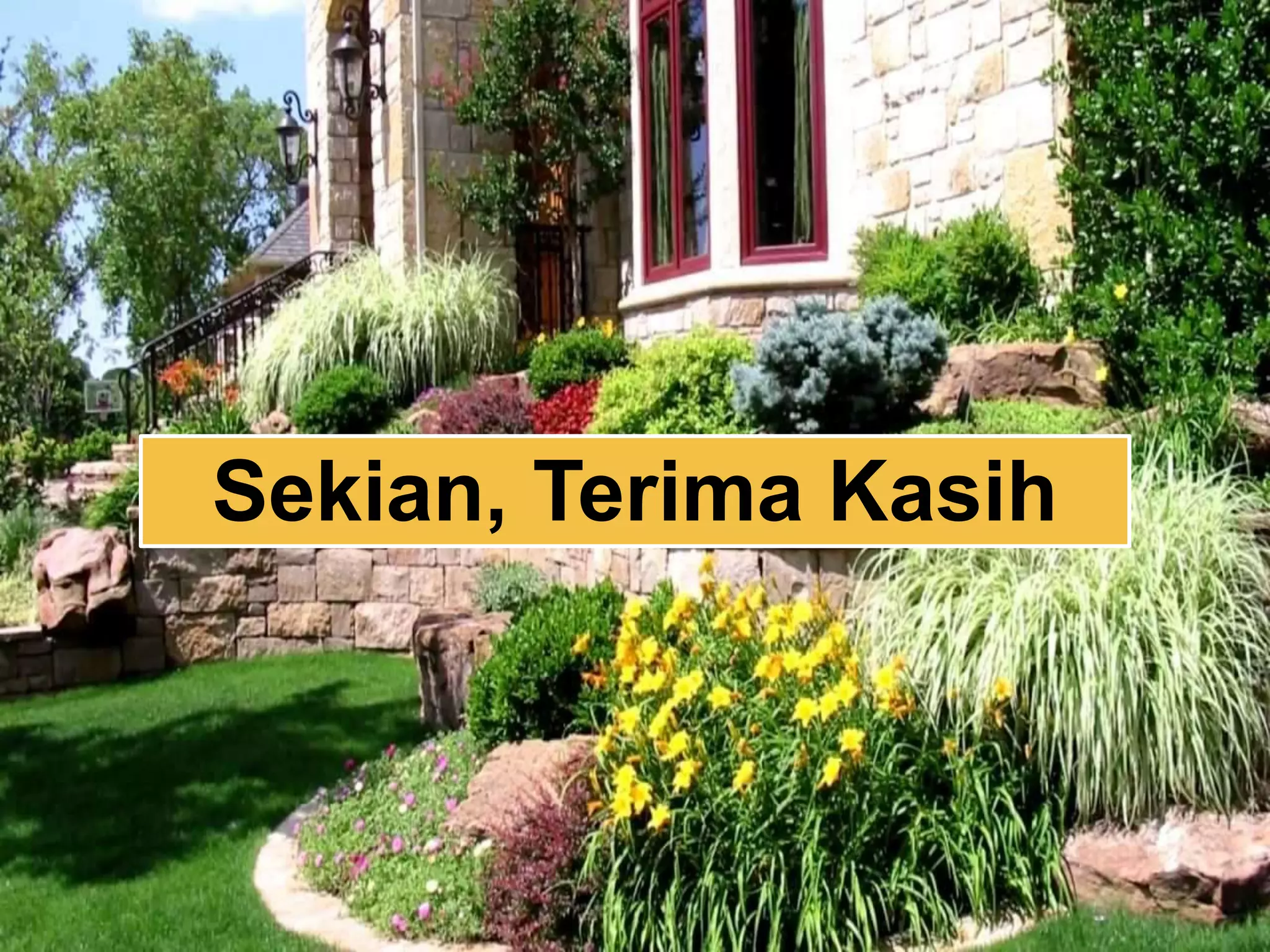 REKA BENTUK LANDSKAP PENDIDIKAN SENI VISUAL TINGKATAN 3 | PPTX