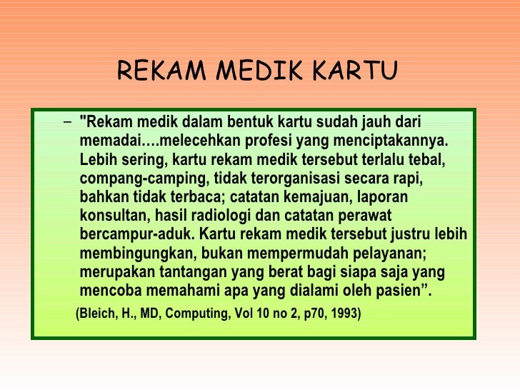 Problem Oriented Medical Record Adalah