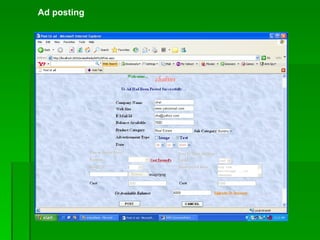 Ad posting 