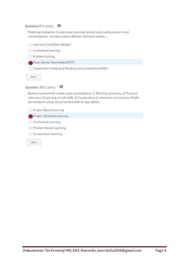 Tes Sumatif Pedagogik 2 Kb 3 Guru Paud
