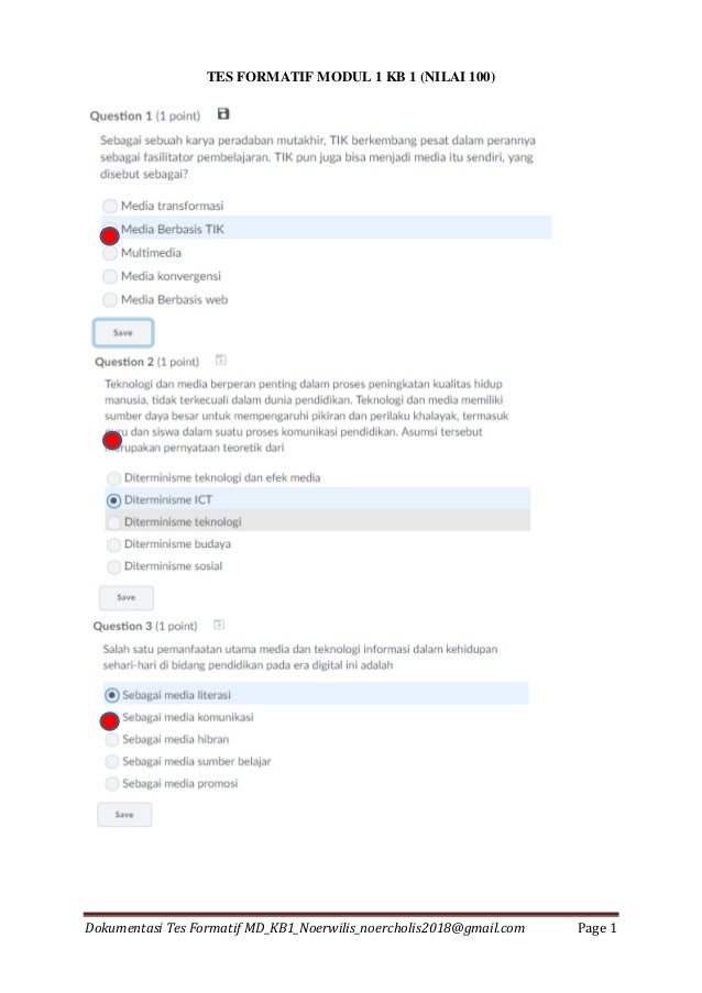 Rekap Soal Kompetensi Pedagogi