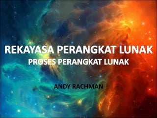 ANDY RACHMAN
 
