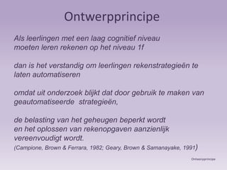 Uitleg + voorbeelden.Opbrengsten vooronderzoek