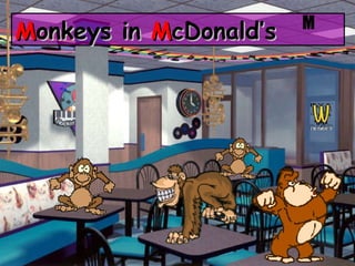 M onkeys in  M cDonald’s M 