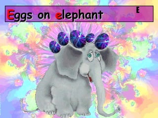 E ggs on  e lephant E 