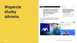 Wsparcie
służby
zdrowia.
Reklama w czasach zarazy. | Etap I & II: Pandemia. I co teraz.
 