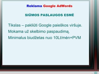 adwords reklama