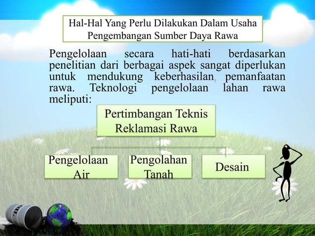 Lahaf Rawsam Reklamasi lahan rawa | PPTX