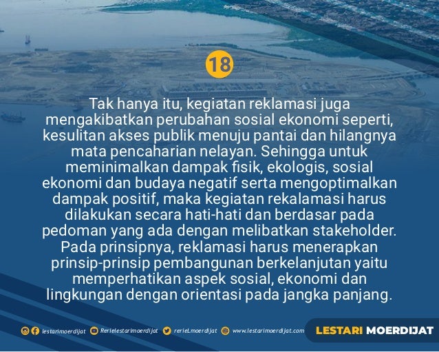 Reklamasi Pantai Sebagai Alternatif Pengembangan Kawasan Reklamasi Pantai Sebagai Alternatif Pengembangan Kawasan
