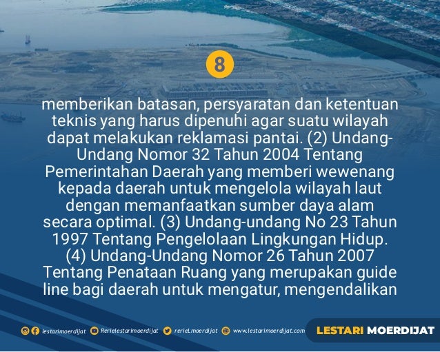 Reklamasi Pantai Sebagai Alternatif Pengembangan Kawasan Reklamasi Pantai Sebagai Alternatif Pengembangan Kawasan