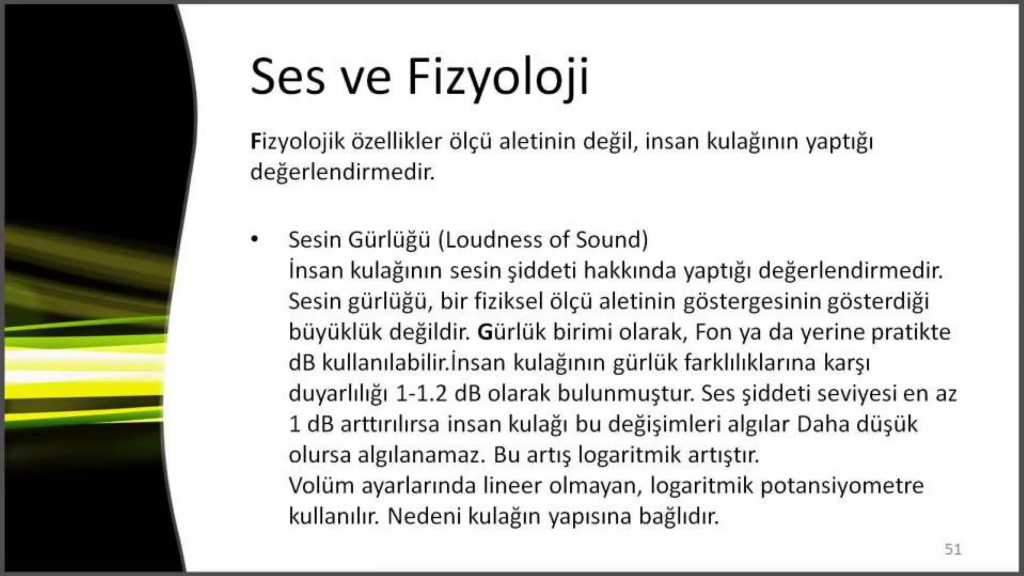 Ses ve Fizyoloji