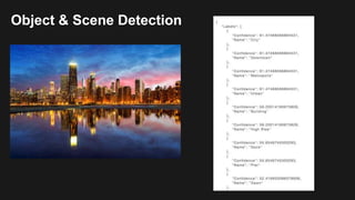 Object & Scene Detection
 