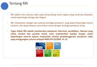 Rekomendasi revitalisasi radio republik indonesia dengan pendekatan ...