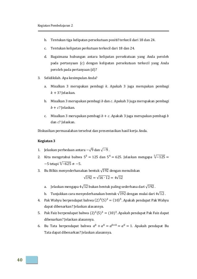 Bilangan Notasi Sigma Barisan Dan Deret