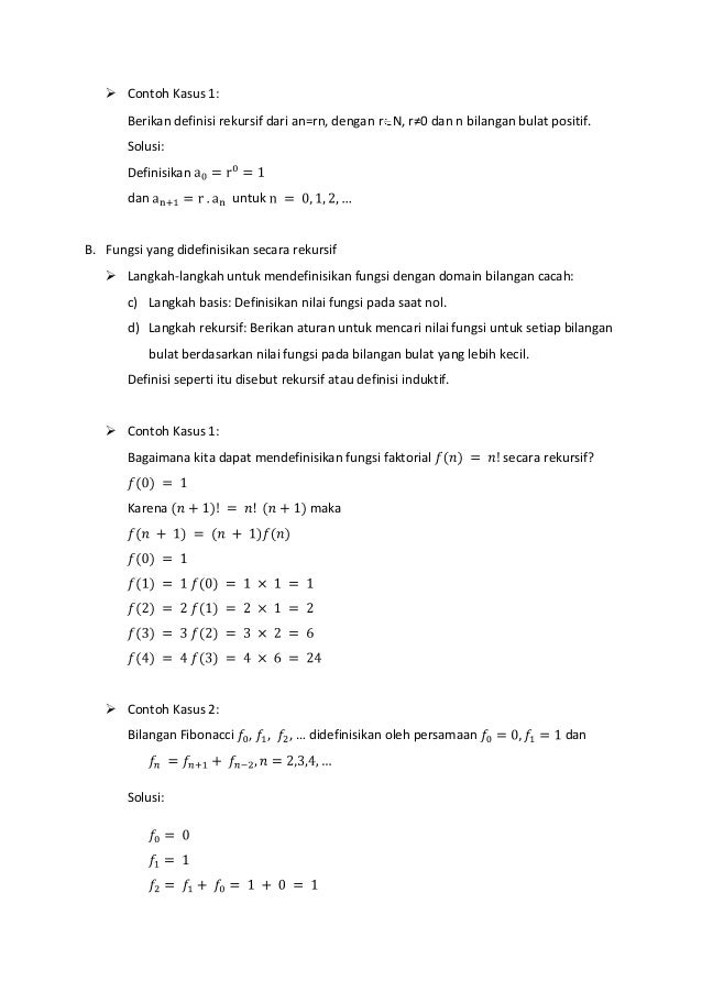 Contoh soal bilangan fibonacci