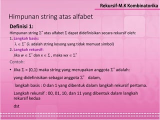 Simbol Rekursif Rekursi | PDF