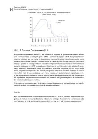 RELATÓRIO OE2013
                                                             Economia Portuguesa: Evolução Recente e Pers...