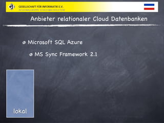 Relationale Cloud Datenbanken