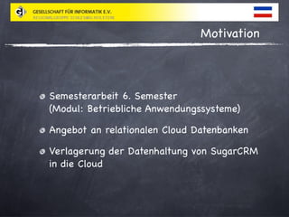 Relationale Cloud Datenbanken
