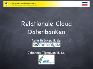 Relationale Cloud Datenbanken