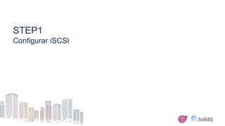 STEP1
Configurar iSCSI
 