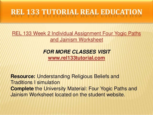 rel 133 world religious traditions i Free essay: common elements of eastern religious traditions hamang contractor, linda parris, samuel sierra, brenda wilson-stringer rel 133 world religious. rel 133 world religious traditions i Free essay: common elements of eastern religious traditions hamang contractor, linda parris, samuel sierra, brenda wilson-stringer rel 133 world religious.