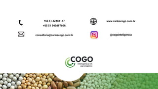 +55 51 32481117
+55 51 999867666
consultoria@carloscogo.com.br
www.carloscogo.com.br
@cogointeligencia
 