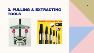 Tools Using Extraction MEC205 RE LAB DISASSEMBLY TOOLS Laboratory.pptx