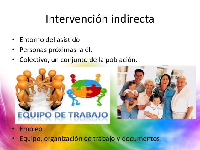 Intervención Directa e Indirecta: Metodología del Trabajo Social